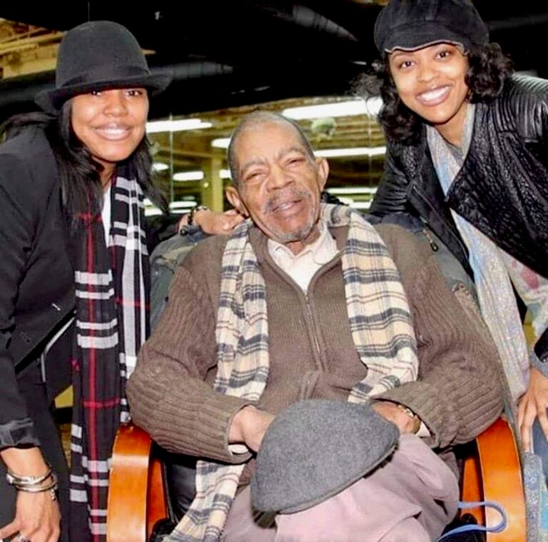 Dr. Chris Pernell (right) is shown in a family photo with her father, a scientist who died of COVID-19, and her sister-in-law. (Provided by Chris Pernell)