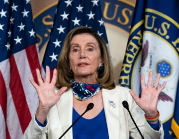 House Speaker Nancy Pelosi of Calif., speaks during a weekly news conference, Thursday, Oct. 1, 2020, on Capitol Hill in Washington. (AP Photo/Jacquelyn Martin)