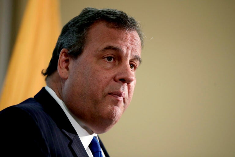 In this Nov. 29, 2017 file photo, New Jersey. Gov. Chris Christie speaks during a news conference in Newark, N.J. (AP Photo/Julio Cortez)