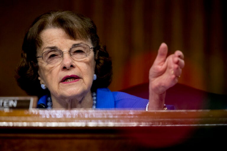 In this June 9, 2020, file photo ranking member Sen. Dianne Feinstein, D-Calif., speaks during a Senate Judiciary Committee hearing on Capitol Hill in Washington. (AP Photo/Andrew Harnik, Pool)