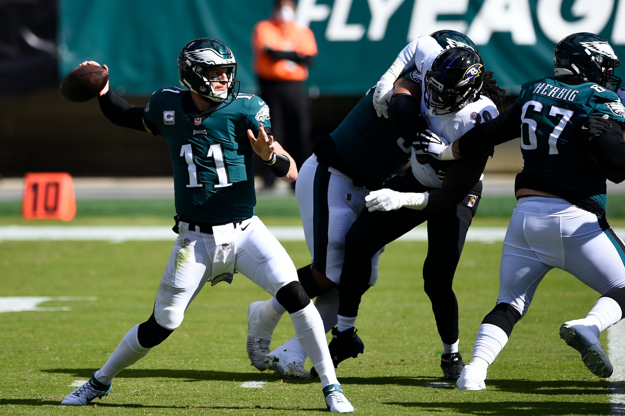 Travis Fulgham showed that all Carson Wentz needs is a legitimate NFL wide  receivers