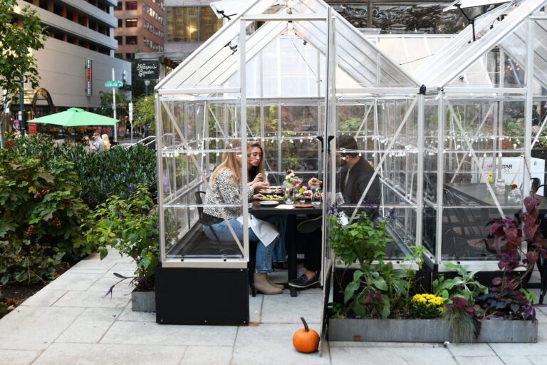 The greenhouses at Harper's Garden (Courtesy of FCM Hospitality)