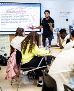Ismael Jimenez teaches a class