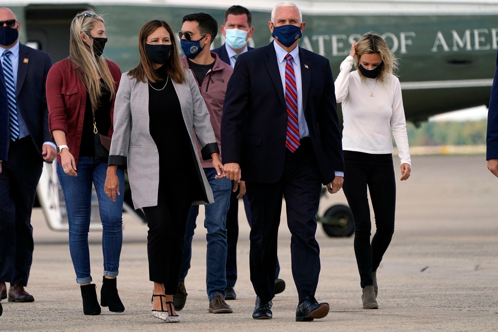 Vice President Pence and his family 