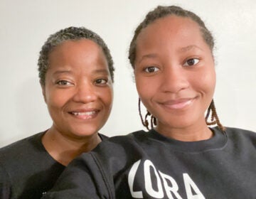 Cherie DeBrest, left, and daughter Naima are planning on working at the polls on Tuesday in Philadelphia. (Courtesy of Naima DeBrest)