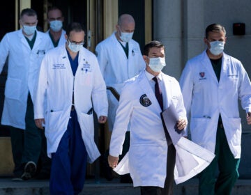 President Trump's team of medical specialists overseeing his care at Walter Reed National Military Medical center. He will still have access to round-the-clock care from the White House medical staff.