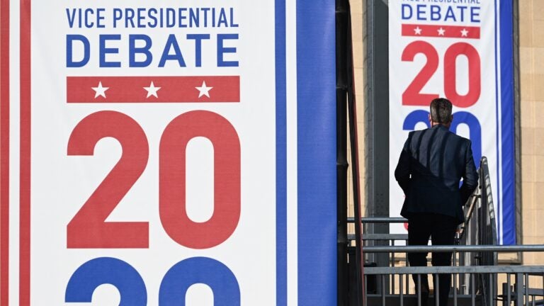 The University of Utah in Salt Lake City, pictured on Tuesday, is hosting the vice presidential debate on Wednesday.