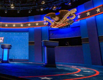 The stage for the final presidential debate