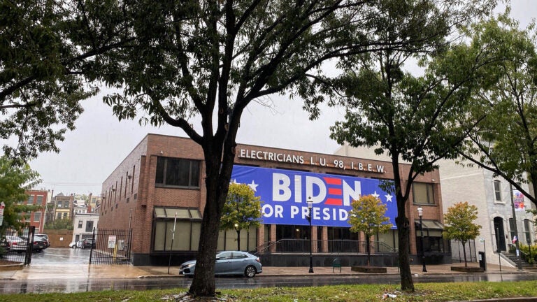 File photo: IBEW Local 98 headquarters at 17th and Spring Garden streets. (Erin Reynolds/WHYY)