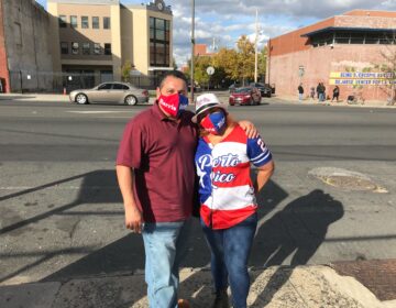 joaquin_elizabeth_colón_LB_102020 Joaquin and Elizabeth Colón at a Biden/Harris campaign event
