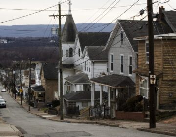 A residential street in Plymouth, Pa. Luzerne County. (Matt Rourke/AP Photo)