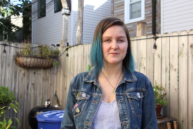 Melissa Durko, 31, of South Philadelphia, will not vote in the presidential election. (Emma Lee/WHYY)