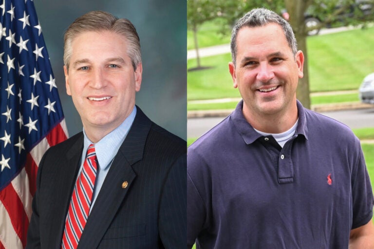 Contenders for Pennsylvania's 151st legislative district seat, incumbent Republican Todd Stephens (left) and Democrat Jonathan Kassa. It's one of several districts Democrats are hoping to flip in the 2020 general election. (Photos from candidates' web pages)