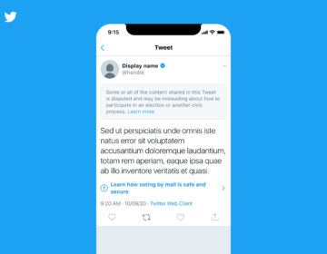 Twitter screen