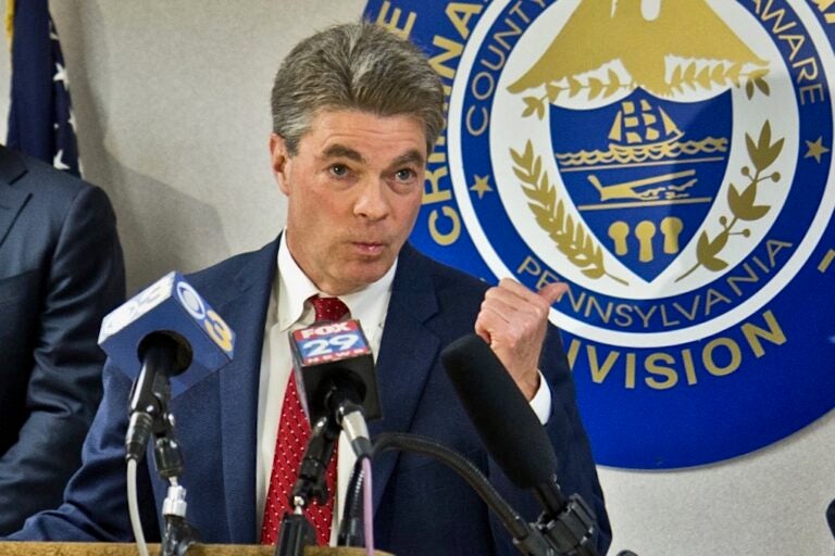 Delaware County District Attorney, Jack Stollsteimer (Kimberly Paynter/WHYY)