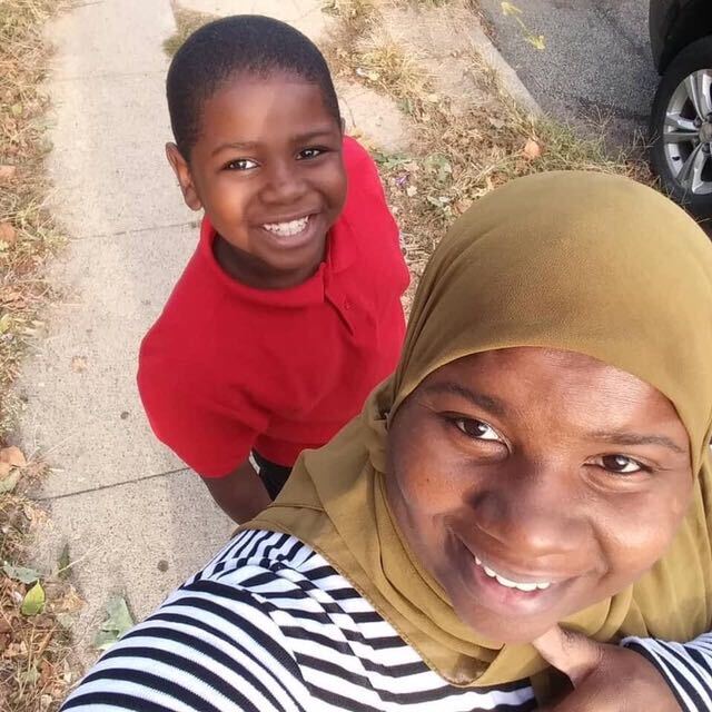 Falisha Jones and her son, Markeith, 10