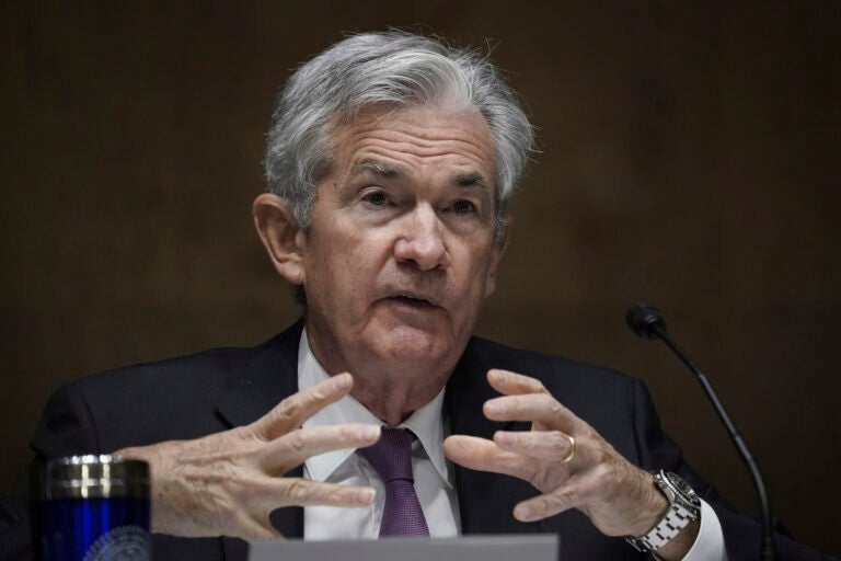 Federal Reserve Board Chairman Jerome Powell testifies during a Senate Banking Committee hearing on Capitol Hill on September 24, 2020 in Washington, DC. (Drew Angerer/Pool via AP)