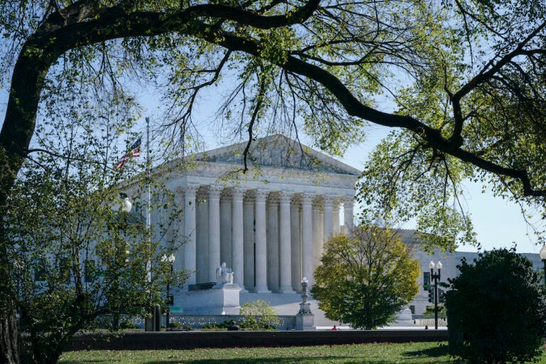 The Supreme Court is seen on Election Day, Tuesday, Nov. 3, 2020, in Washington.