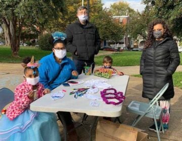 West Side Grows held a Halloween event for the children of Wilmington's West Side neighborhood. Masks were given distributed to attendants. (Courtesy of Jason McCall)
