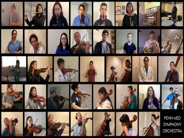 The virtual edition of the Penn Med Symphony Orchestra.