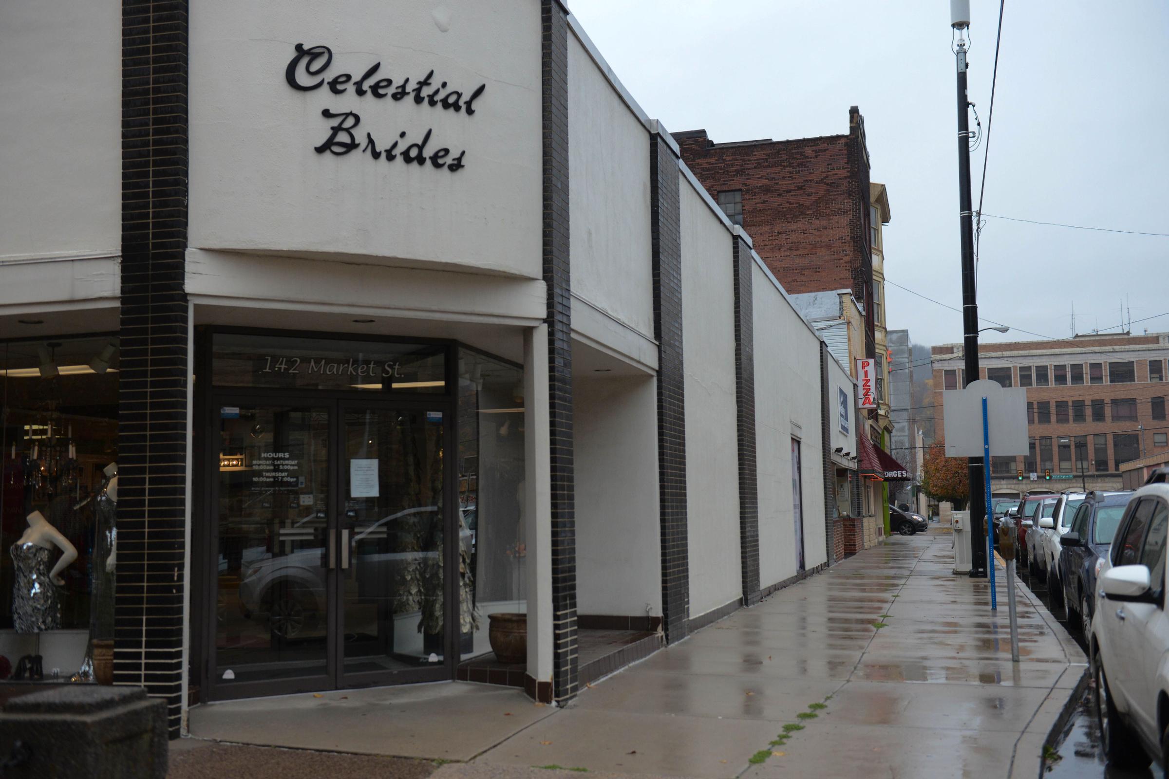 Celestial Brides on Market Street in downtown Johnstown, seen here on Nov. 11, 2020, was one business that received a portion of the city's CARES Act funding. 