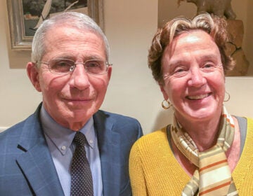 Anthony Fauci and his wife, Christine Grady, spoke for a StoryCorps interview in Maryland on Nov. 17. He says he'll miss seeing their daughters this Thanksgiving, but he's proud of their decision to not join them. (Courtesy of Anthony Fauci)