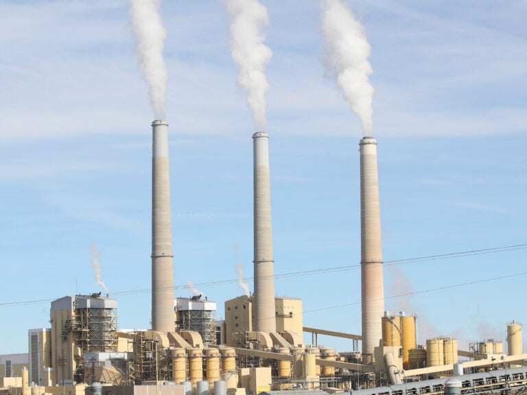 PacifiCorp's Hunter coal fired power pant releases steam as it burns coal outside of Castle Dale, Utah on November 14,  2019. - The 1,577 Megawatt power pant opened in 1978 and is one of the largest coal fired plants in the western United States. (Photo by GEORGE FREY / AFP) (Photo by GEORGE FREY/AFP via Getty Images)