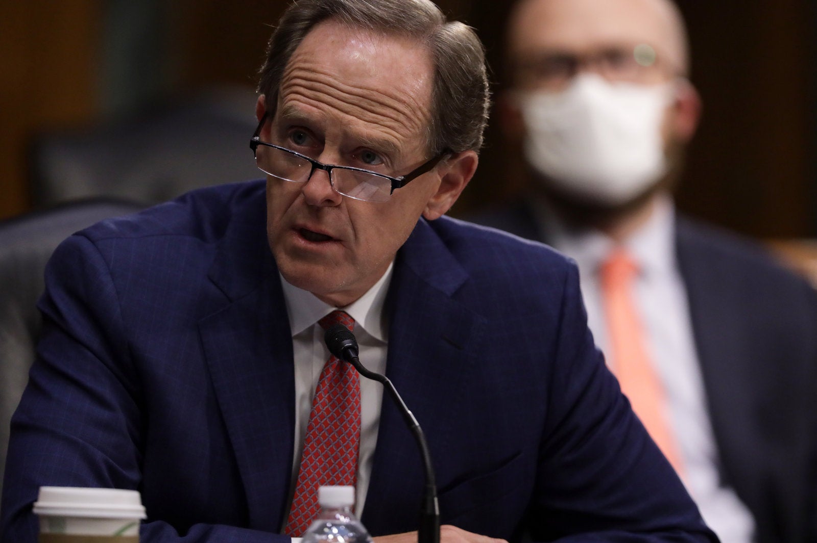 Republican Sen. Pat Toomey of Pennsylvania is seen during a confirmation hearing