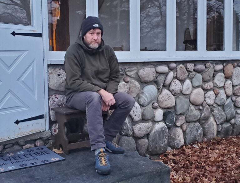 Todd Anderson is a single dad raising four children in Mackinaw City, Mich. 