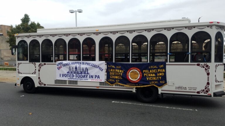 Voters can catch a free trolley ride to their polling location this Election Day