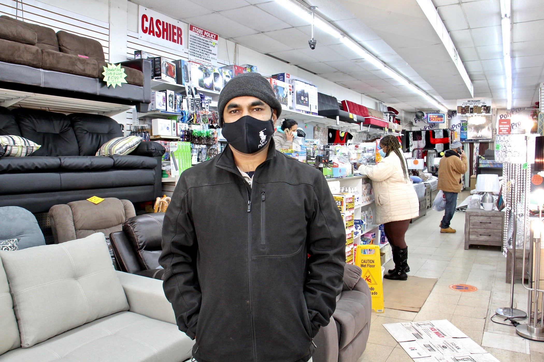 Mohammed Uddin, proprietor of RC Bargain store 