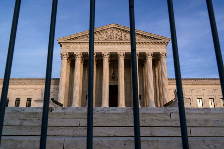The Supreme Court is seen in Washington, Thursday afternoon, Nov. 5, 2020. (AP Photo/J. Scott Applewhite)