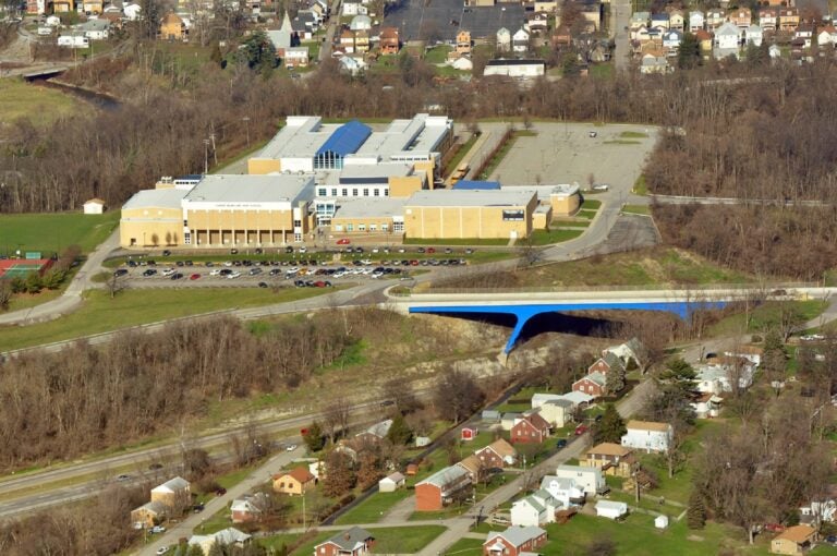 Canon-McMillan High School in Washington County. (Courtesy of Marcellus Air)