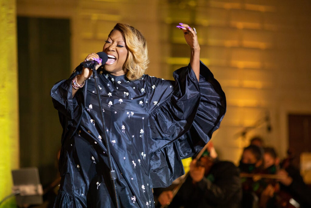 Patti LaBelle singing in the United in Song Concert