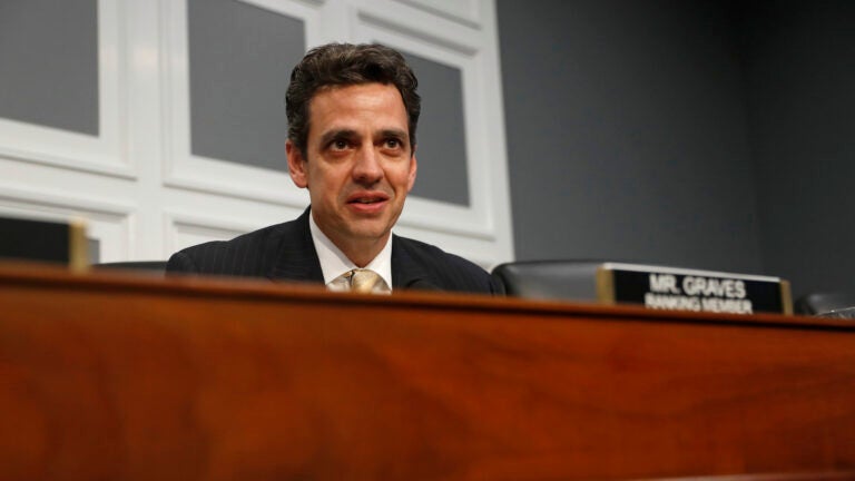Then-Rep. Tom Graves, R-Ga., pictured in April 2019, has been working on a bipartisan commission tasked with fixing Congress. And they came up with a slate of recommendations. (Patrick Semansky/AP Photo)
