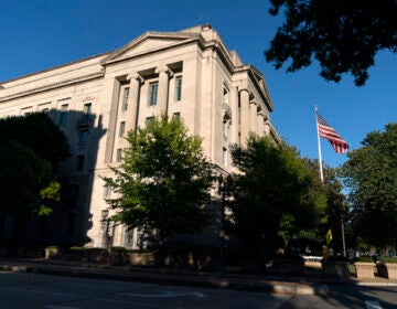 The Justice Department building in DC