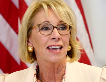 Education Secretary Betsy DeVos appears in Phoenix in October. (Matt York/AP Photo)