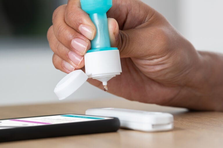 A new at-home test for the coronavirus has been approved by the U.S. Food and Drug Administration. The test will cost about $30 and will be available over-the-counter, according to the company who makes it, Ellume. A new at-home test for the coronavirus has been approved by the U.S. Food and Drug Administration. The test will cost about $30 and will be available over-the-counter, according to the company who makes it, Ellume. (Ellume Health)