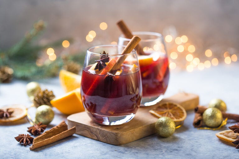 Festive mulled wine