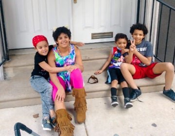 The four youngest Quinn family children, who are moving back to a shelter. (Courtesy of Deborah Quinn)