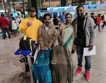 Girish Venkatesh with his family before he left India to study in Arizona. He is among the roughly 1 million international students at U.S. colleges and universities. (Courtesy of Girish Venkatesh)