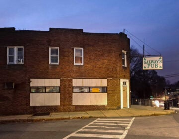 Galway's Pub at dusk in Delaware County