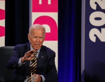 Former Vice President Joe Biden addresses a Planned Parenthood Action Fund candidate forum in June 2019 in Columbia, S.C. (Logan Cyrus/AFP via Getty Images)