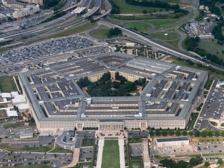 Aerial view of the Pentagon on Tuesday, June 30, 2020. (Photo By Bill Clark/CQ-Roll Call, Inc via Getty Images)