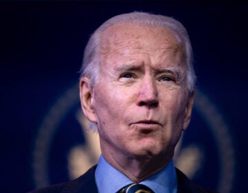 President-elect Joe Biden delivers remarks Monday after being briefed by members of his foreign policy and national security teams.
(Brendan Smialowski/AFP via Getty Images)