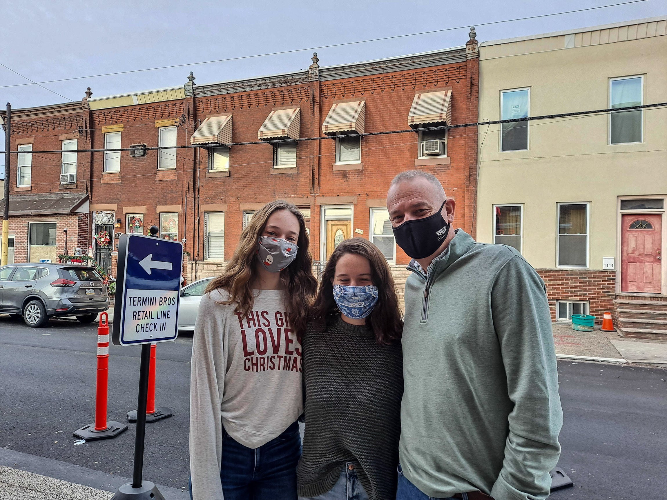 The Joyce family at the Italian Market