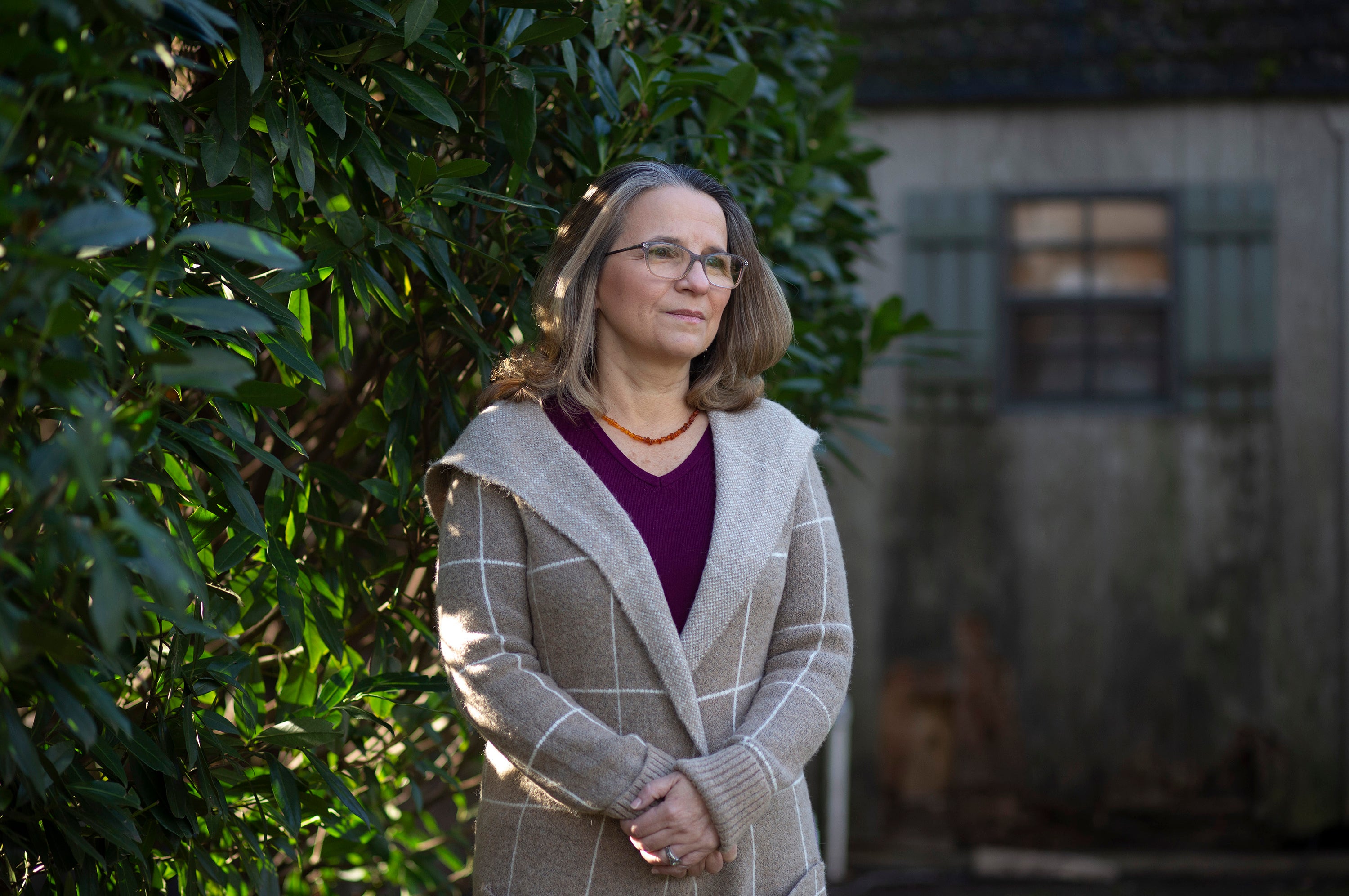 Dorothy Cassaro of Cranford, New Jersey is seen at home