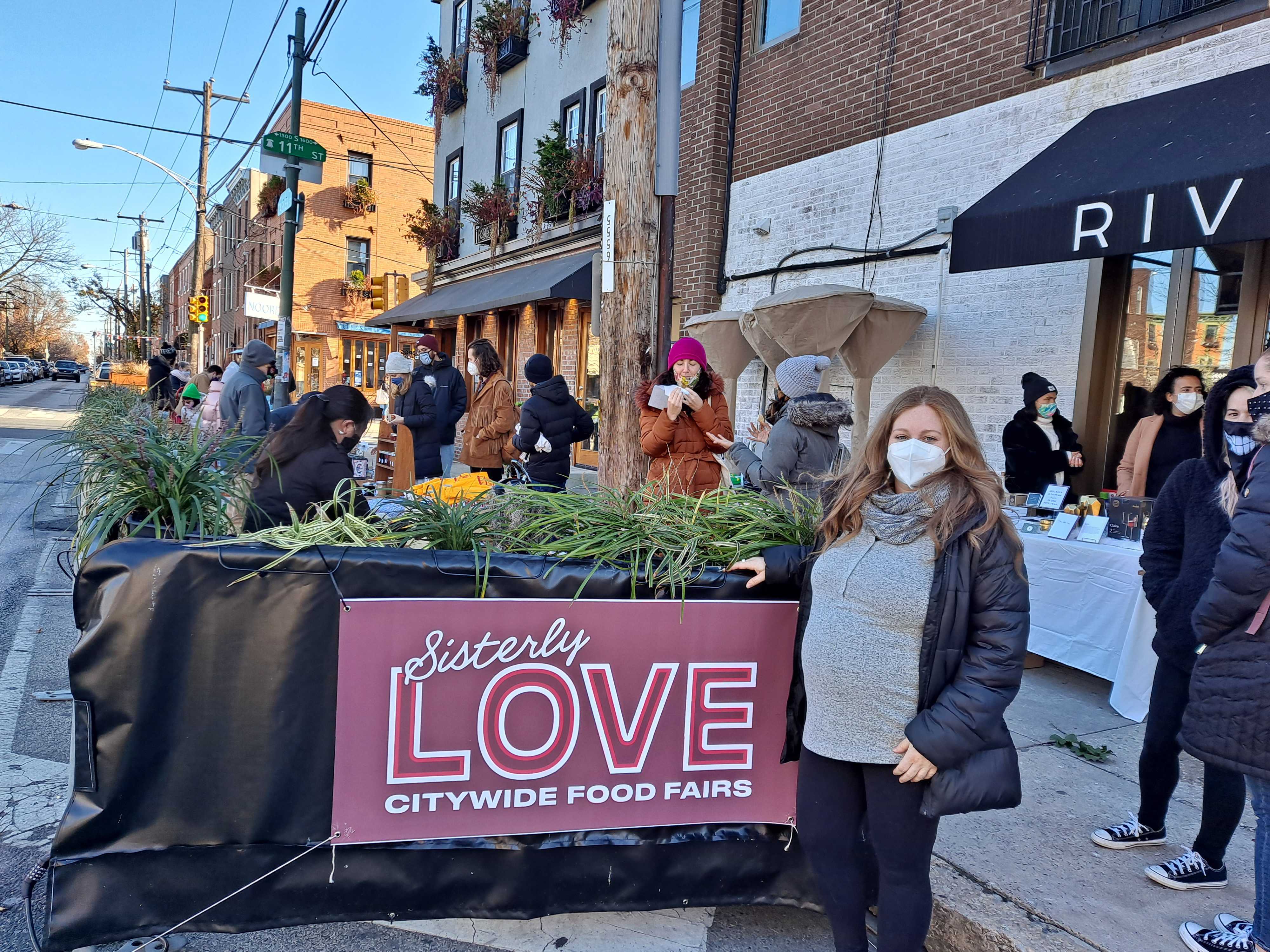 Amanda Rucker at the first Sisterly Love Food popup in South Philly