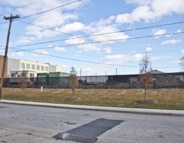 The site of a proposed solid waste management facility in Lansdowne, Pa. (Kimberly Paynter/WHYY)