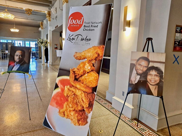 A viewing was held at The Met for Philadelphia restaurateur KeVen Parker, who died of cancer on Jan. 14 at age 57. (Ximena Conde/WHYY)